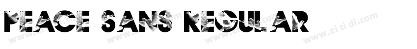 Peace Sans Regular字体转换